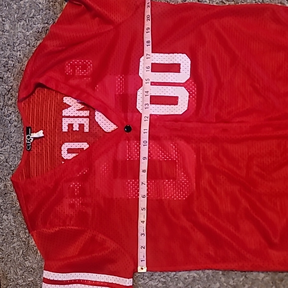 STUNNING VINTAGE CLEO APPAREL GAME OVER FOOTBALL JERSEY - Picture 2 of 5